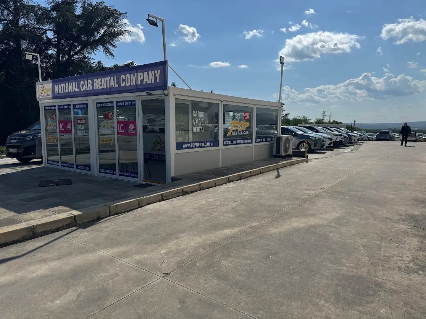 Top Rent A Car Varna Airport entrance