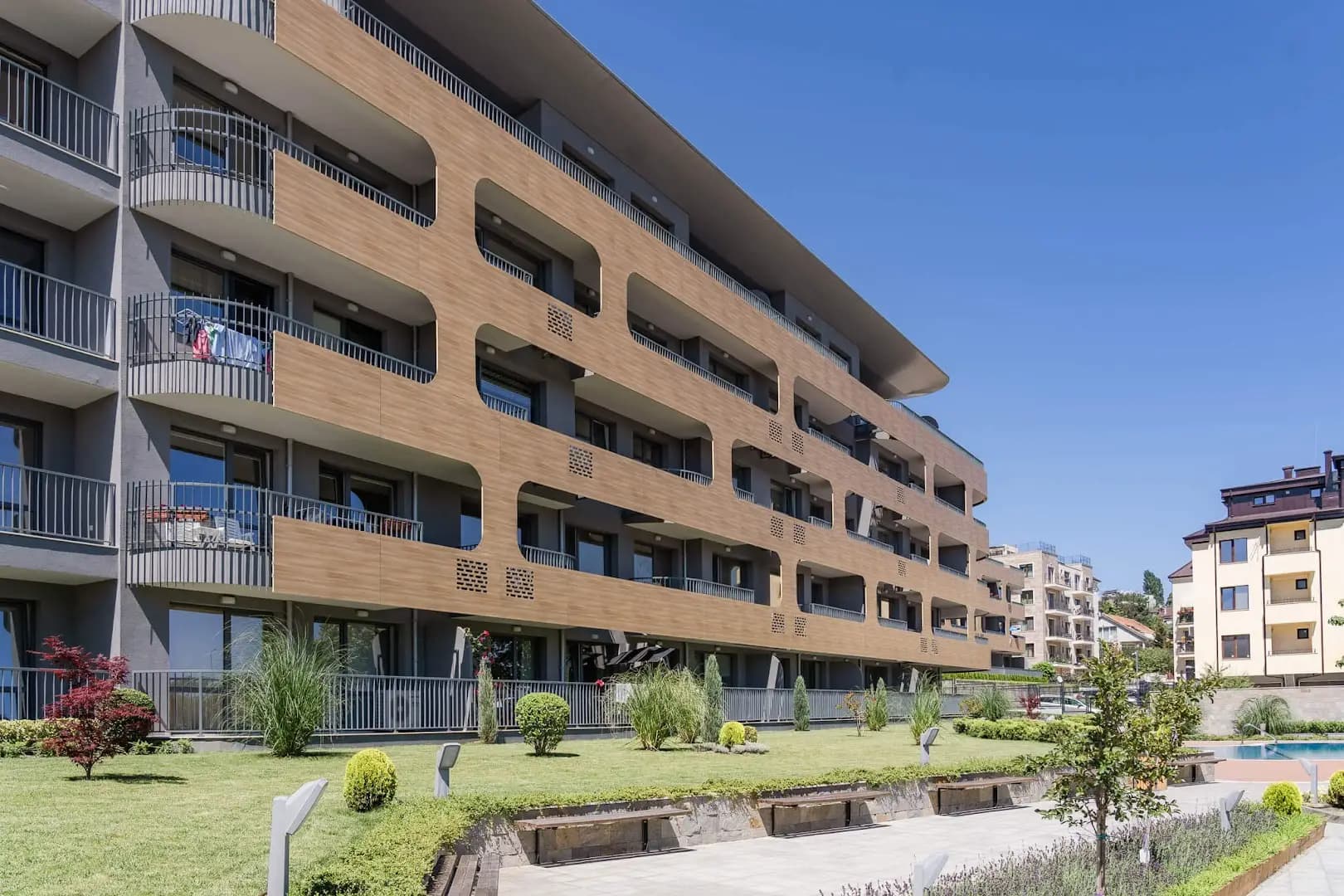 Onda apartment - Coral Residence complex with parking & pool