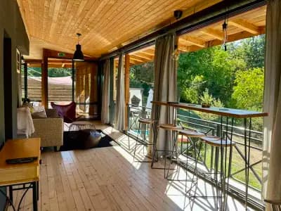 Къща за гости Романс | Guest House Romance | Къща с басейн Орешак | Джакузи | Сауна | Pet Friendly