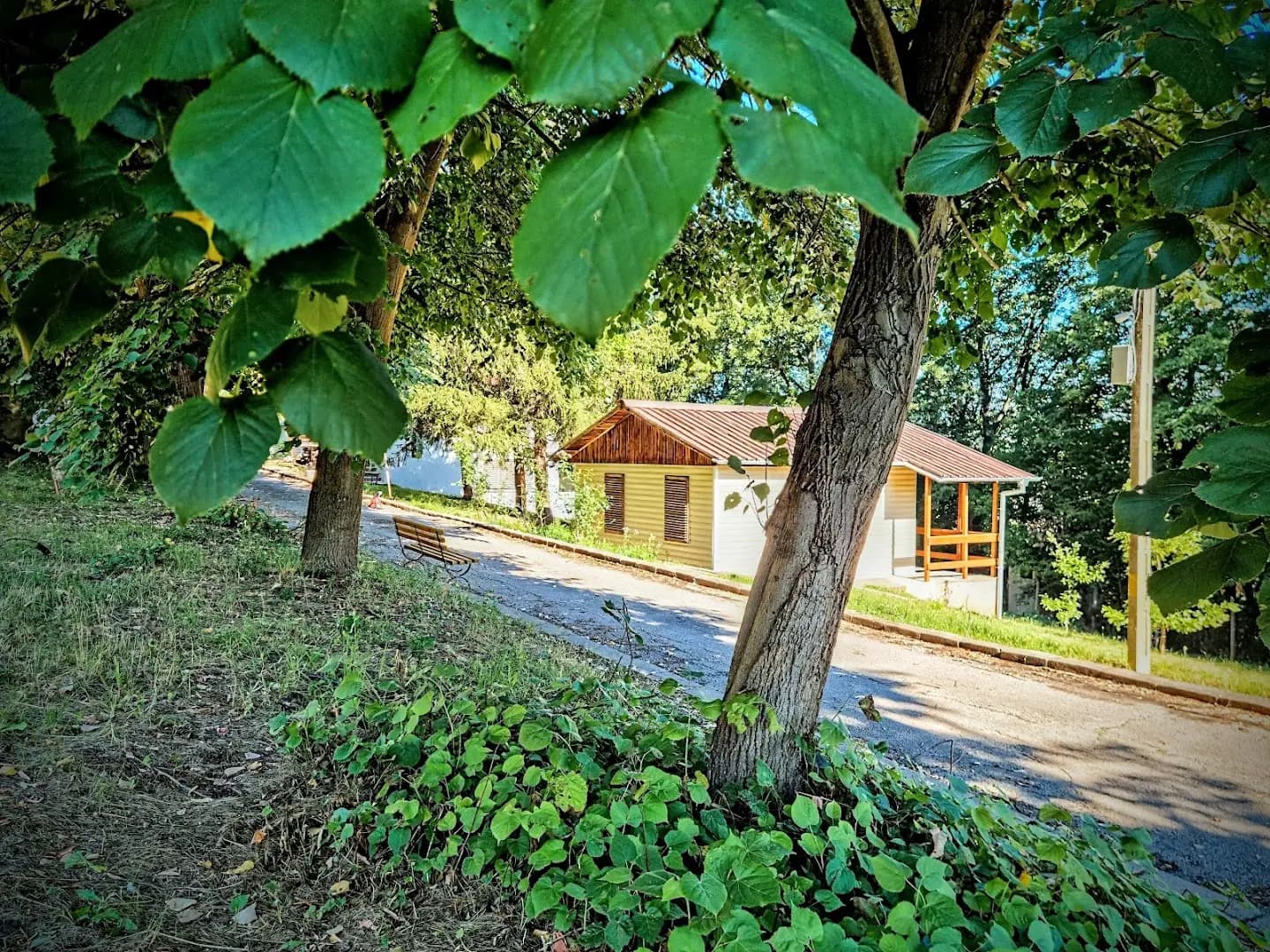 Forest bungalow by the river