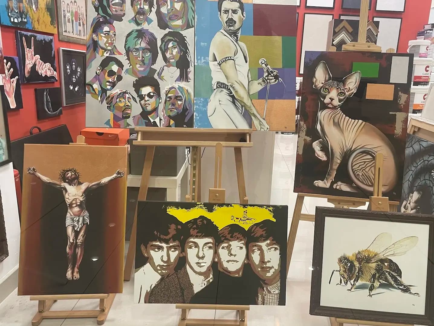 Ина art Gallery.Портрети.Карикатури.Рамкиране