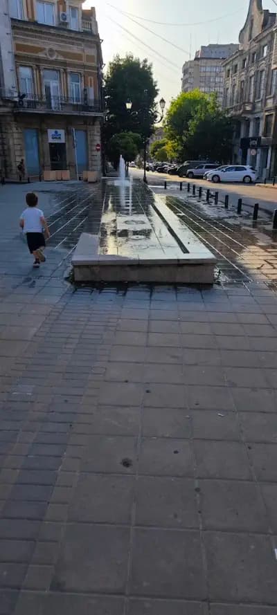 Фонтан пред магазин Русе