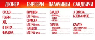 Дюнер и Пици при Пецата