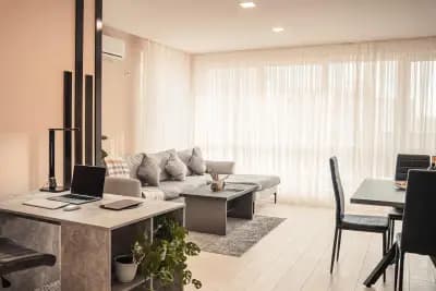 Elite Business Residence with Free Gym Pass and Full Office Setup