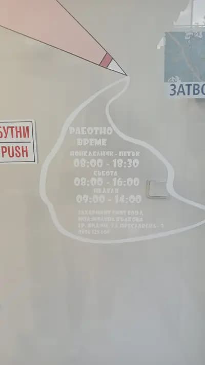 Сладкарница Захарният Свят