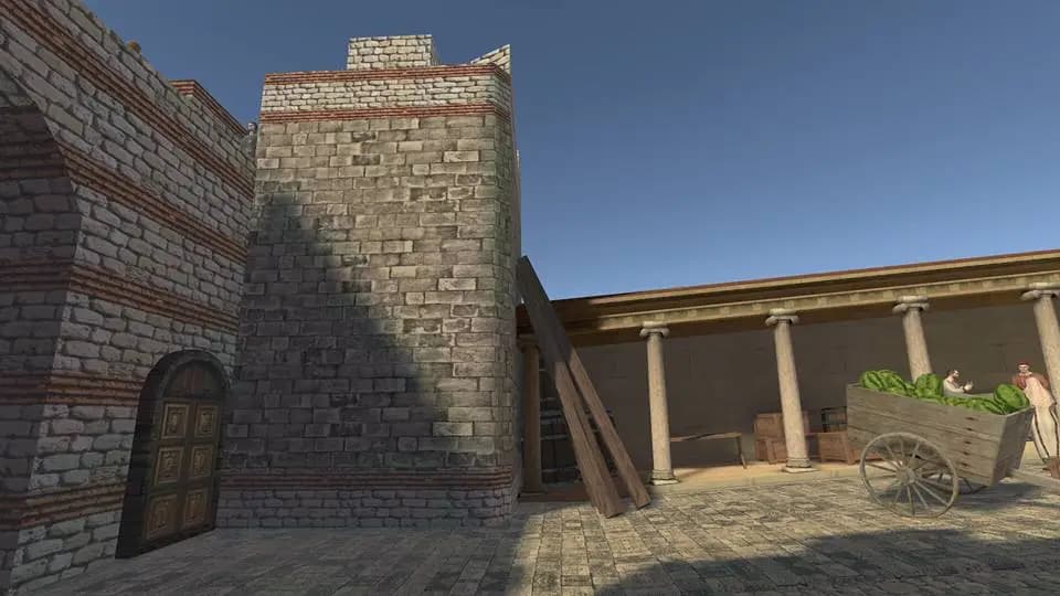 Augmented reality fortress of Messambria