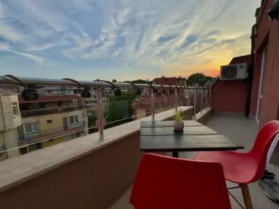 Boho Apartment Plovdiv with Private Parking Space