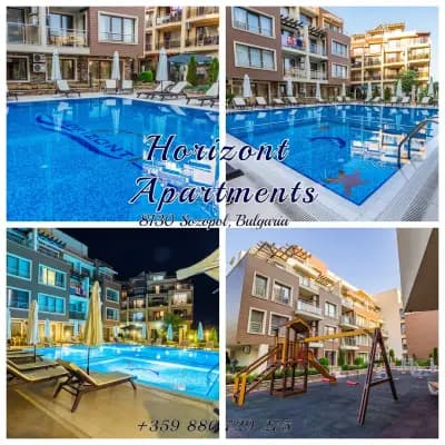 Хоризонт Апартаменти, първа линия, Созопол. Horizont Apartments
