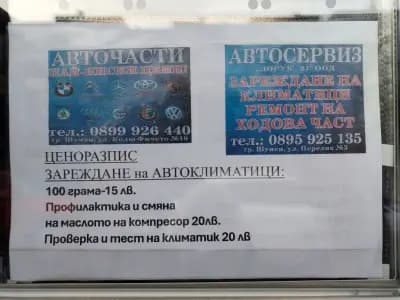 Магазин Авточасти -Дорук-21 ООД
