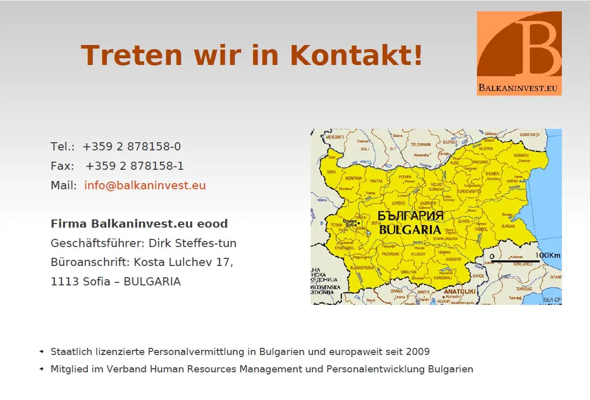 Recruitment Agency Balkaninvest