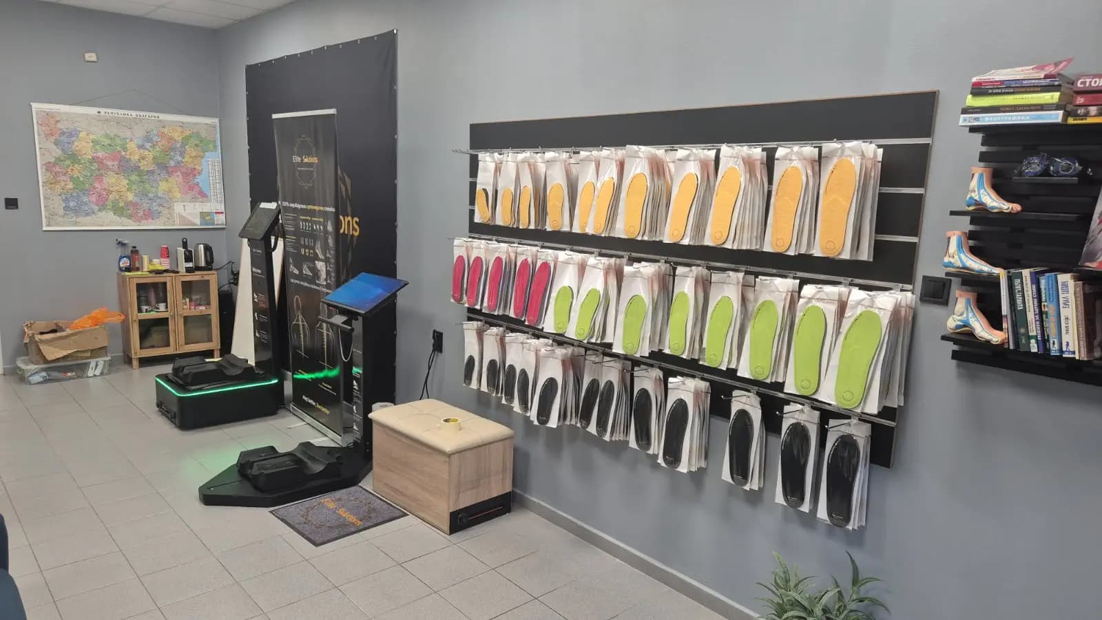 Магазин за ортопедични стелки и козметична апаратура-Elite solutions