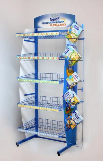 Цветелина93 производство на рекламни стелажи