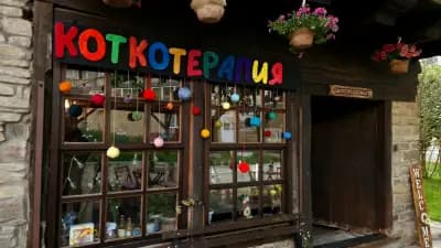 Билкопродавницата-кафе-сладкарница и магазин