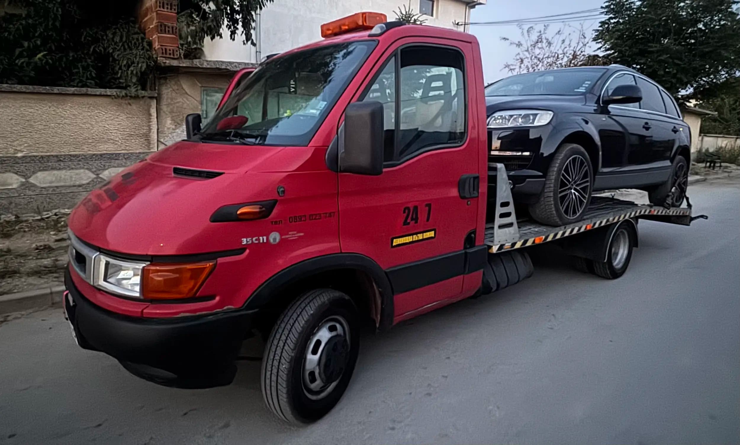 Денонощна пътна помощ TOP SERVICE 24/7 Plovdiv