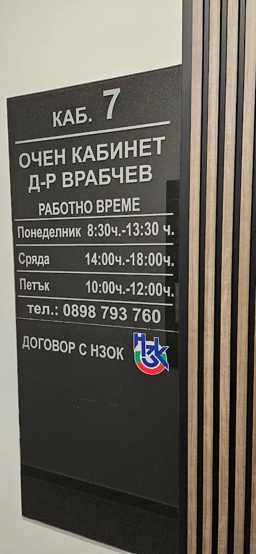 АИПСМП ПО ОЧНИ БОЛЕСТИ Д-Р СПАС ВРАБЧЕВ ЕООД