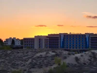 Wild sand dunes Sunny Beach