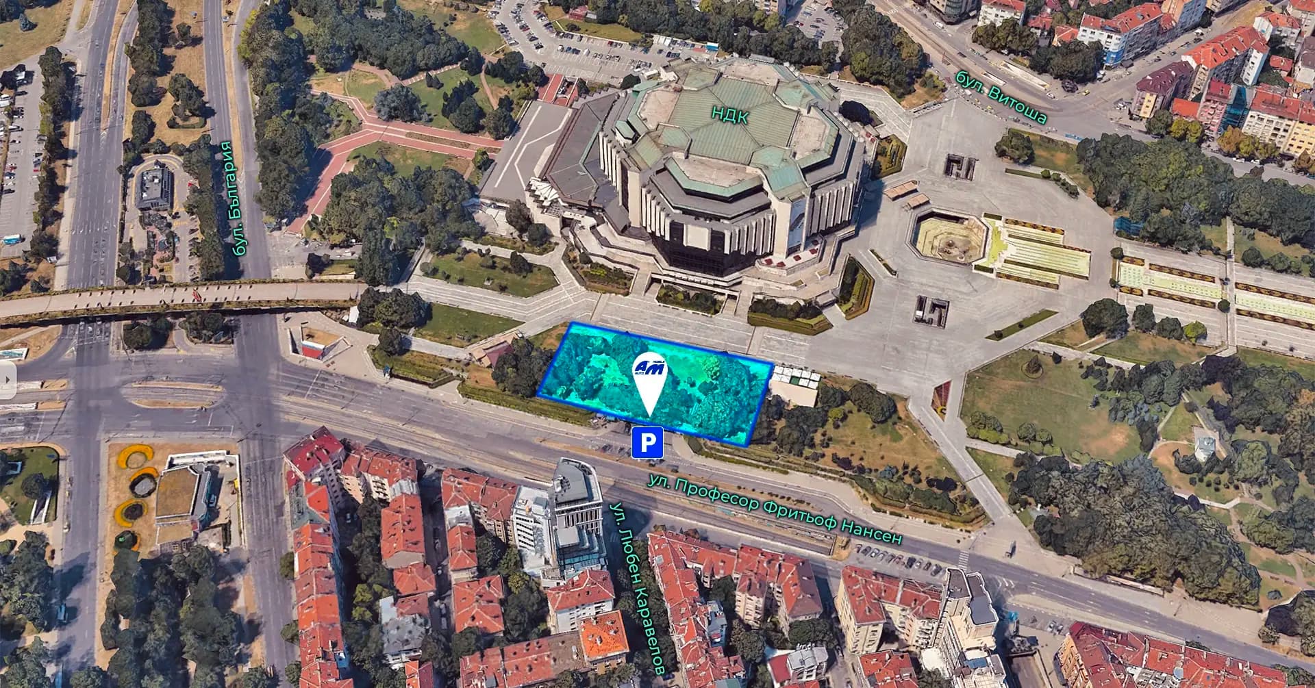 Паркинг и почасово паркиране “НДК“