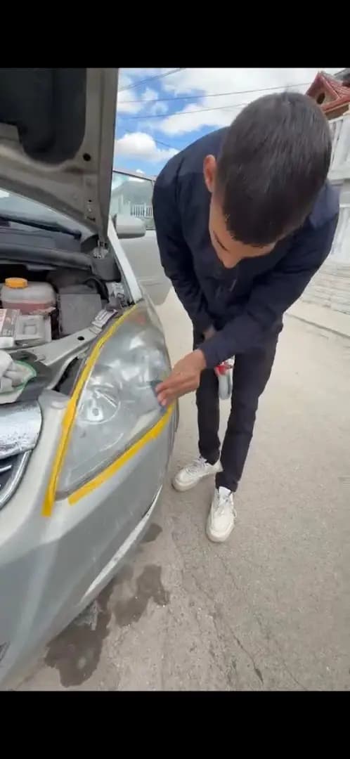 Химическо чистене на фарове