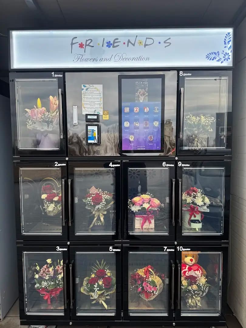 24/7 Цветя FRIENDS FLOWERS VENDING STATION