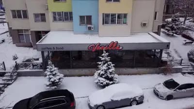 Vanilla coffee&food