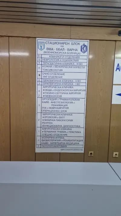 Военна болница към ВМА