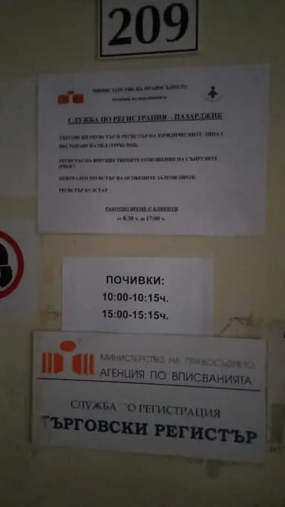 Агенция по вписванията Пазарджик, Служба, Имотен Регистър
