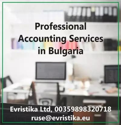 Company registration plus accounting and bookkeeping, Ruse, Bulgaria