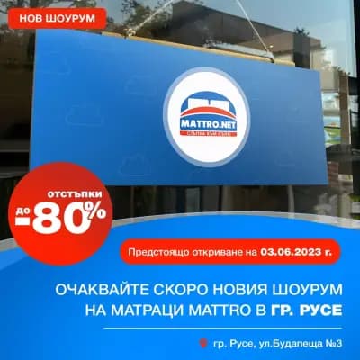 MATTRO - Магазин за матраци, легла, спални, топ матраци и подматрачни рамки