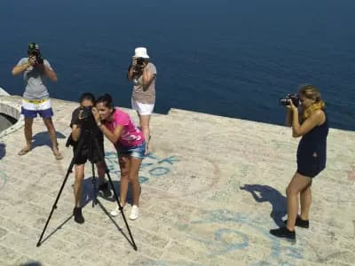 Photography Center Sea Blue
