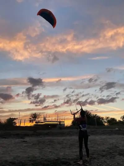 Mitko from the Beach Kite School