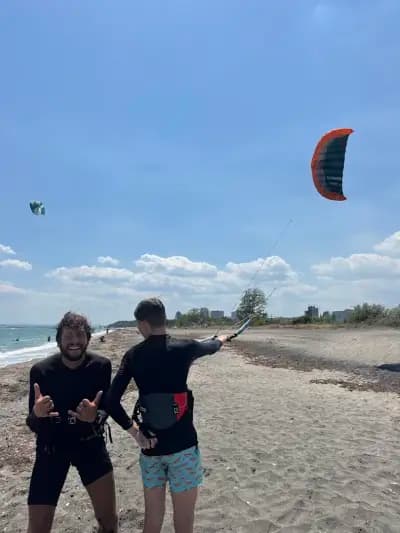 Mitko from the Beach Kite School