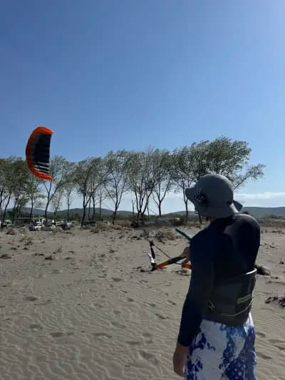 Mitko from the Beach Kite School