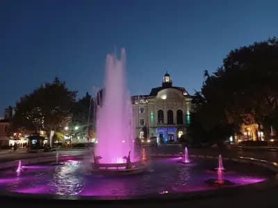 Фонтанът пред Общината