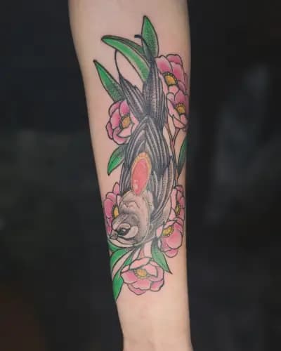 Bugpin tattoo