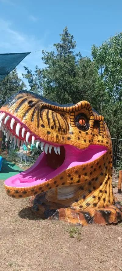 DinoPark + trampolines and games for children