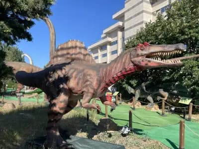DinoPark + trampolines and games for children