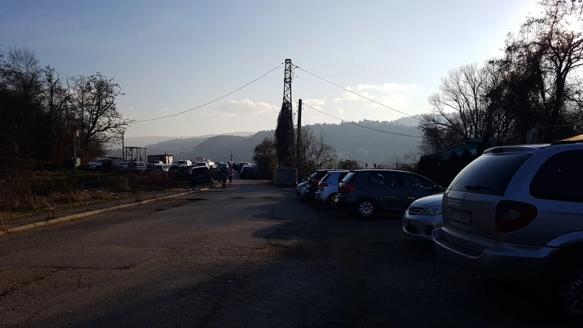Панчарево паркинг откъм Герман