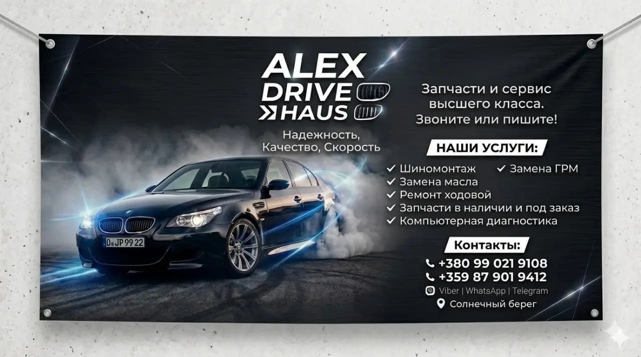 Автосервис-Шиномонтаж «Alex Drive Haus»