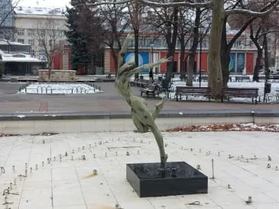 Фонтаните пред Народен театър "Иван Вазов"